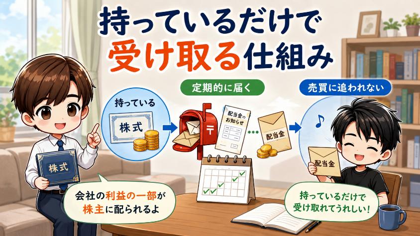 4.1　配当は「持っているだけ」で受け取れる