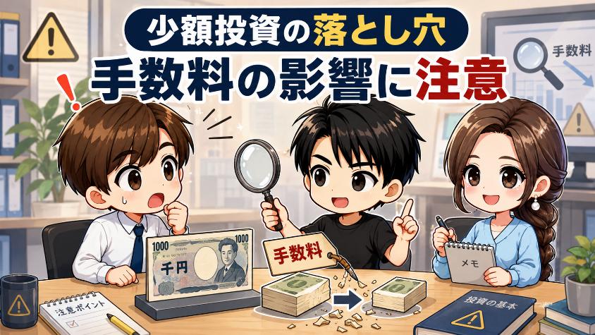 5.　1000円投資、最大の落とし穴は「手数料負け」