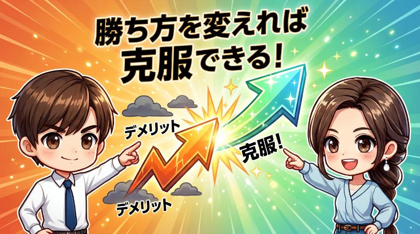 2.3　デメリットは「勝ち方」を変えることで克服できる