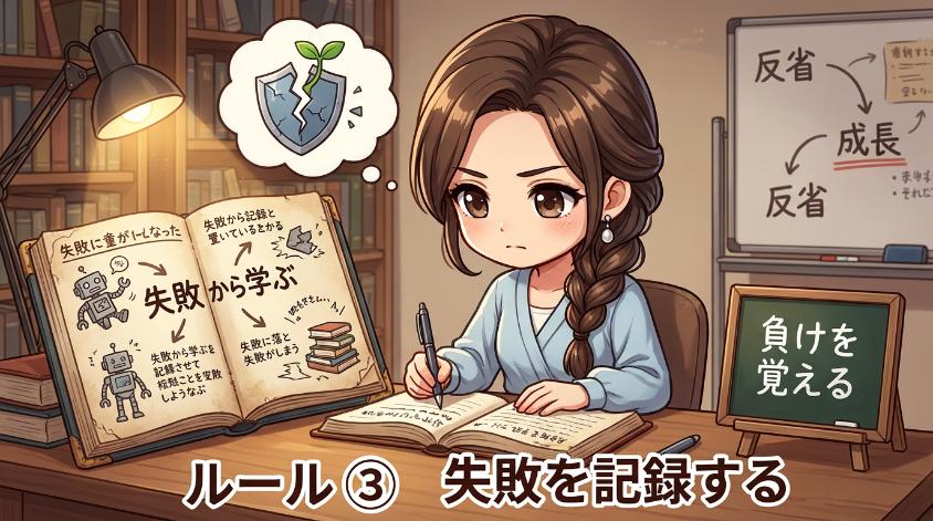 7.3　ルール③：失敗を記録する（勝ちより負けを覚える）