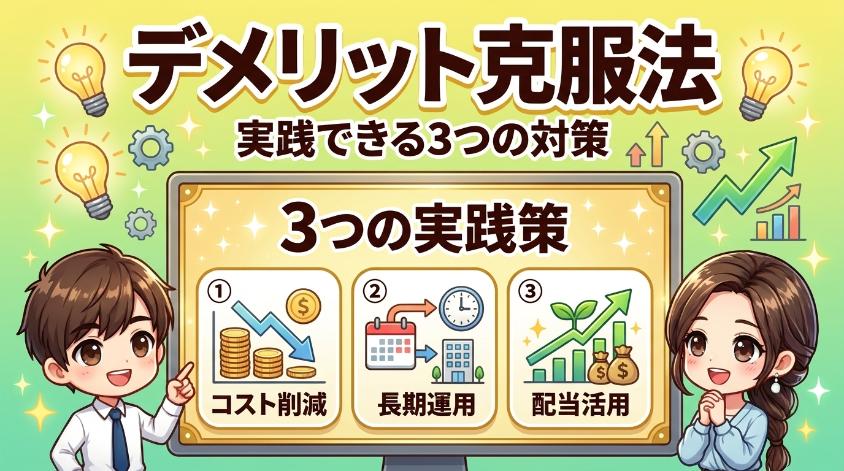 4. デメリットを克服する3つの実践策