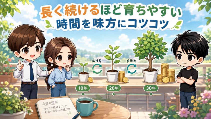 4.3　長期で続けるほど、複利の力が効いてくる