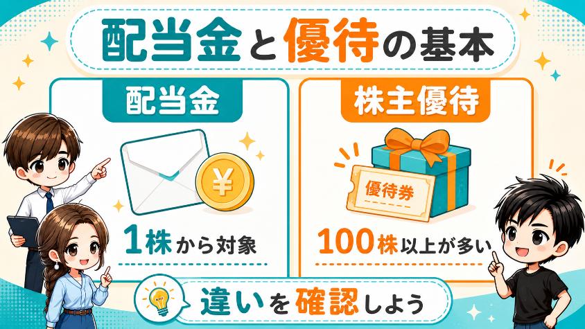5.　ミニ株で配当金・株主優待はもらえる？