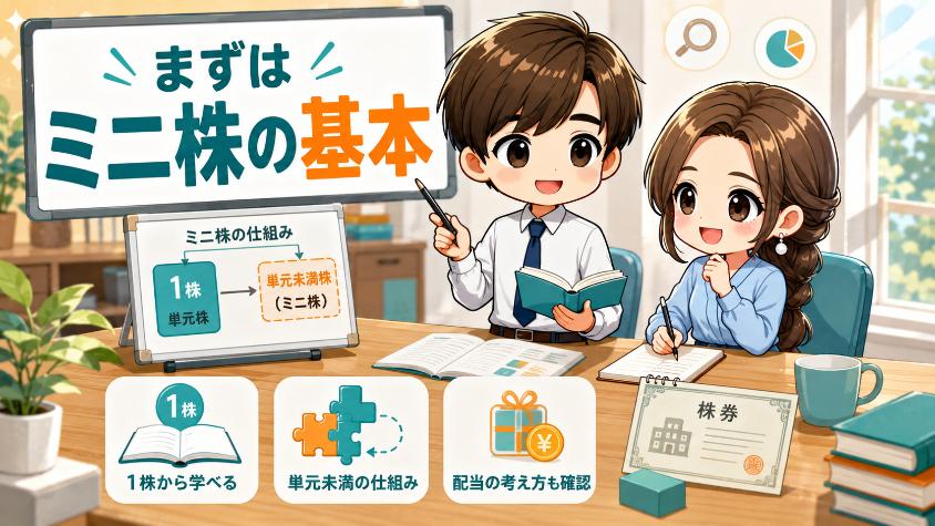 1.　ミニ株とは？「儲け方」を知る前に押さえておきたい基本