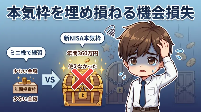 3.5 パターン⑤:機会損失 本気枠(新NISA)を埋め損ねる