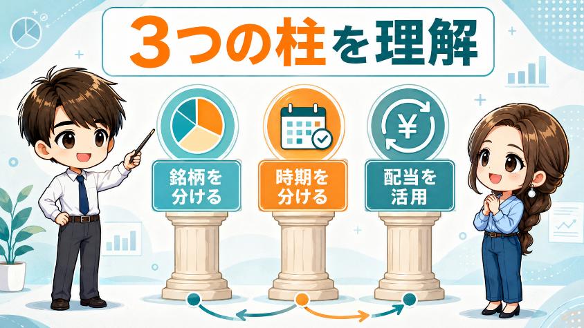 3.　ミニ株で儲かる「仕組み」3本柱