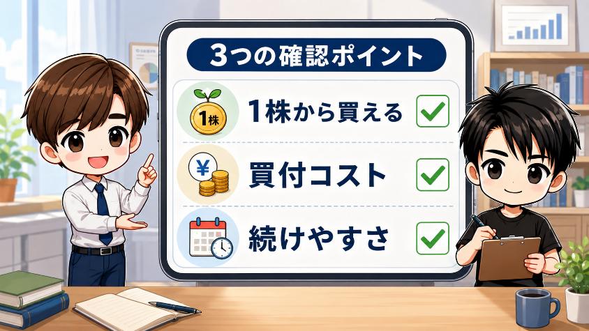 5.2　損しないための証券会社選び・3つのチェック点