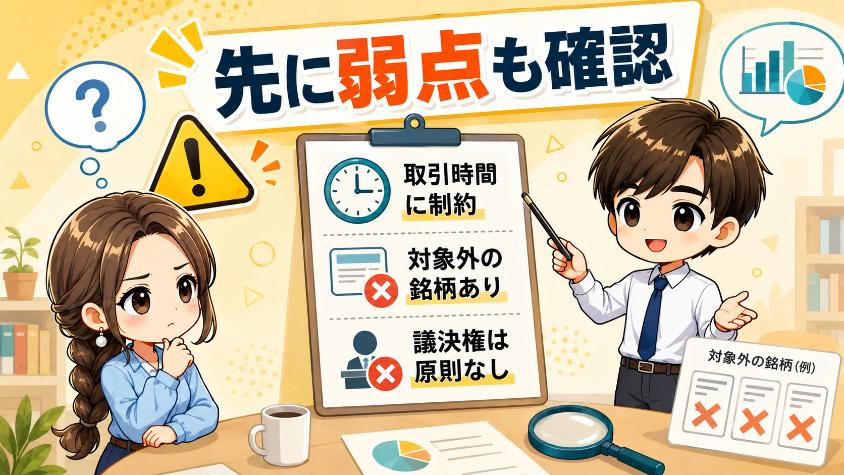 1.2　ミニ株ならではの「弱点」も先に知っておきましょう
