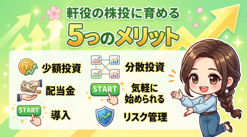 2.1　ミニ株の5つのメリット