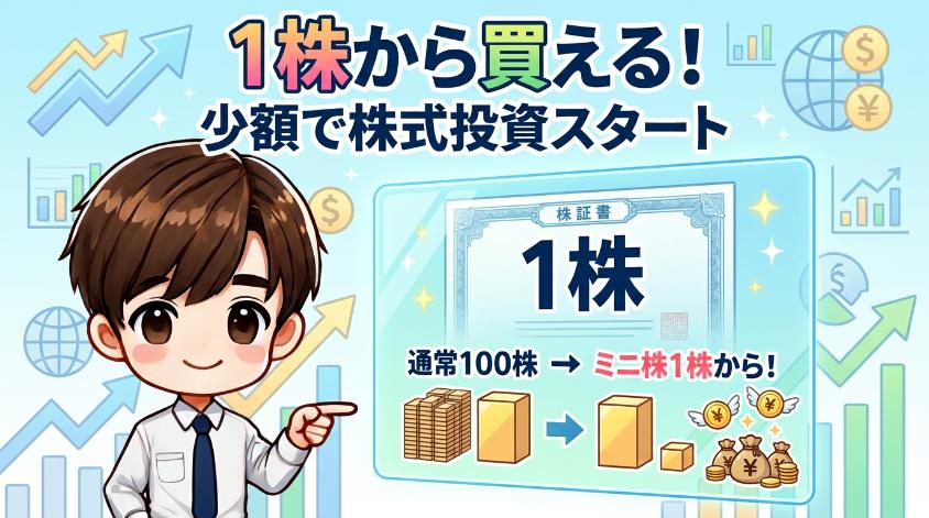 1. ミニ株とは？「やめとけ」の前に押さえる最低限の知識