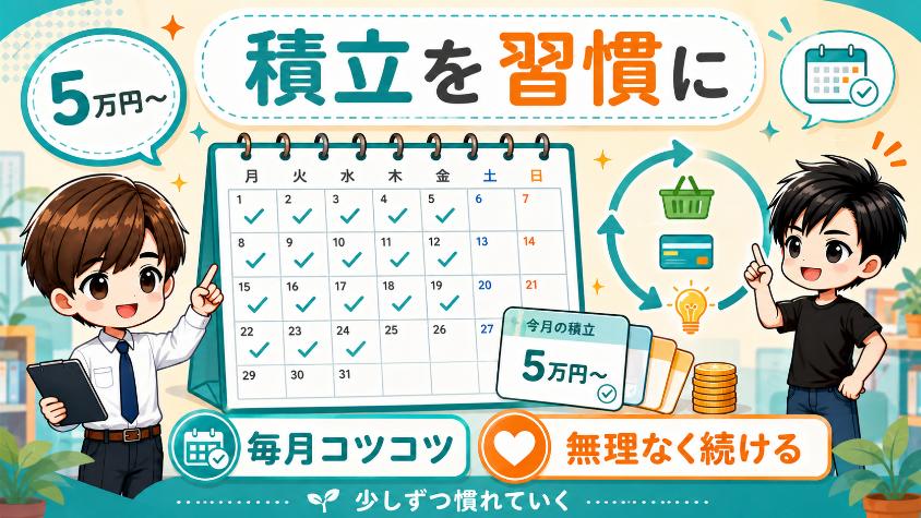 4.3　5万円〜：「毎月の積立を習慣化」する体験