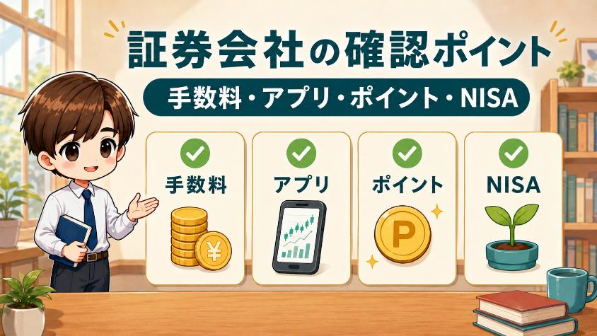 7.　1000円投資を始めるための証券会社の選び方