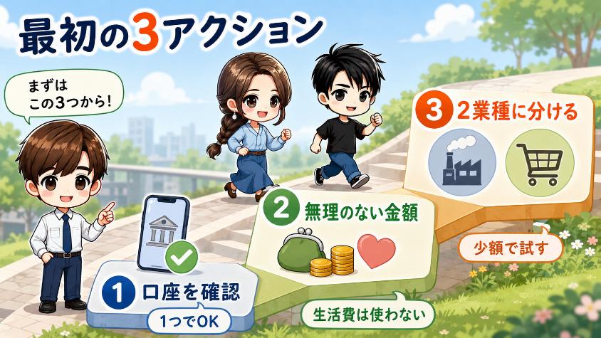 6.1　ステップで見る「最初の3アクション」
