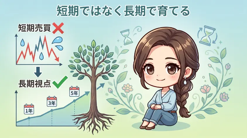 4.2 鉄則②:時間軸の管理 短期売買ではなく「長期視点」