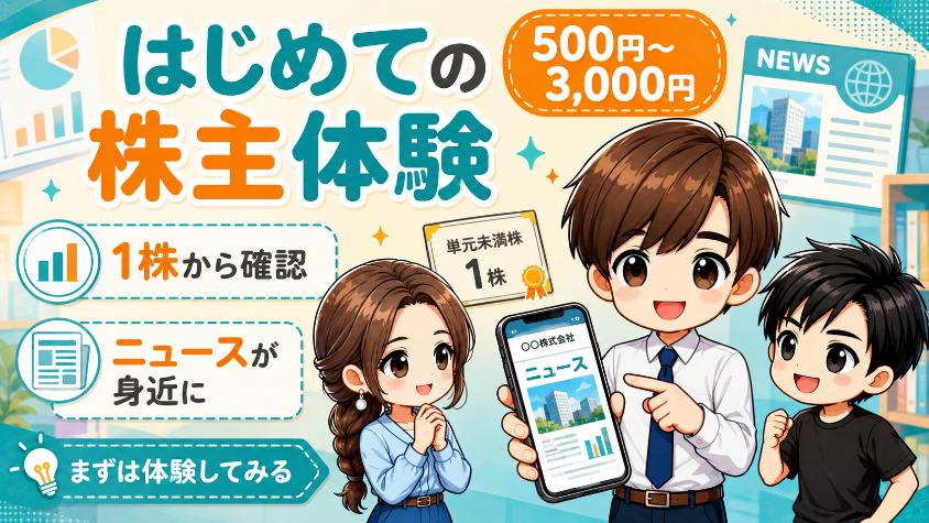 4.1　500円〜3,000円：「人生で初めて株主になる」体験