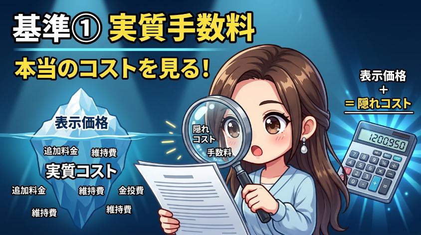 5.1　基準①実質手数料：表示価格より「本当のコスト」を見る
