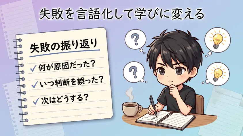 5.1 ステップ①:失敗の振り返り 何が原因だったかを言語化する