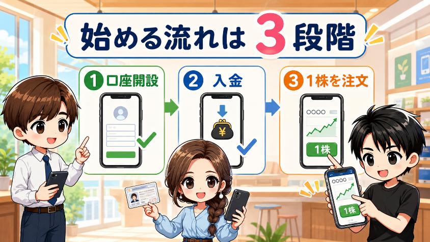10.　ミニ株を買うまでの3ステップ：今日から始める行動プラン