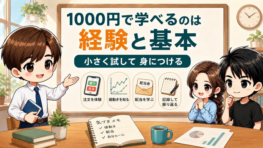6.1　1000円で買えるのは儲けではなく経験値