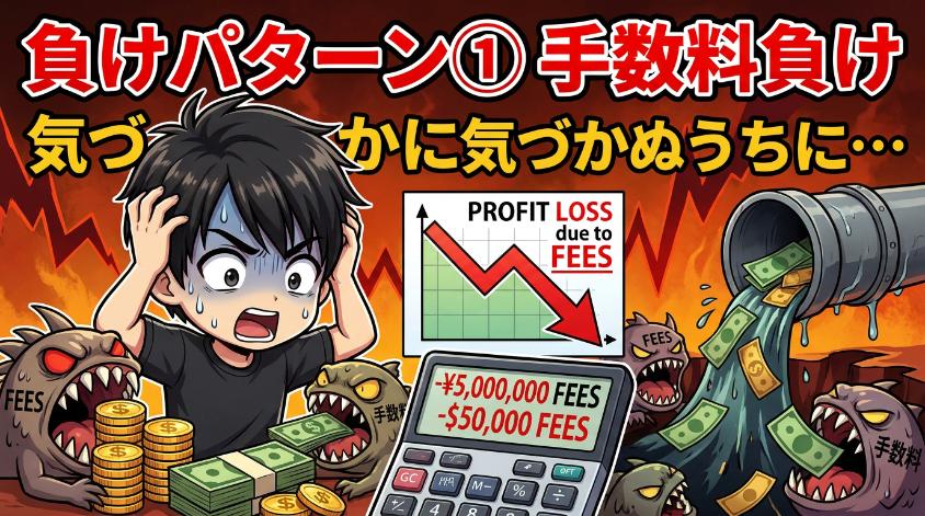 4.1　負けパターン①：気づかぬうちに利益を食い潰す「手数料負け」