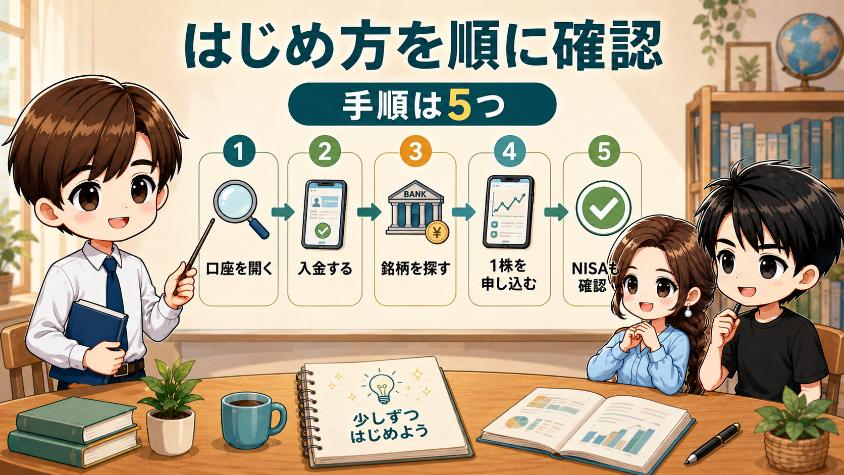 8.　今日から始める、1000円投資の具体的ステップ