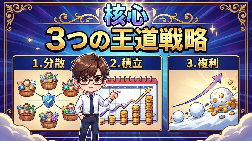 3.　【核心】ミニ株で勝つための3つの王道戦略