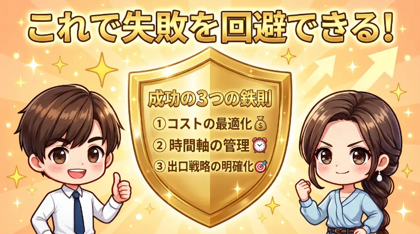 4. 失敗しないための3つの鉄則