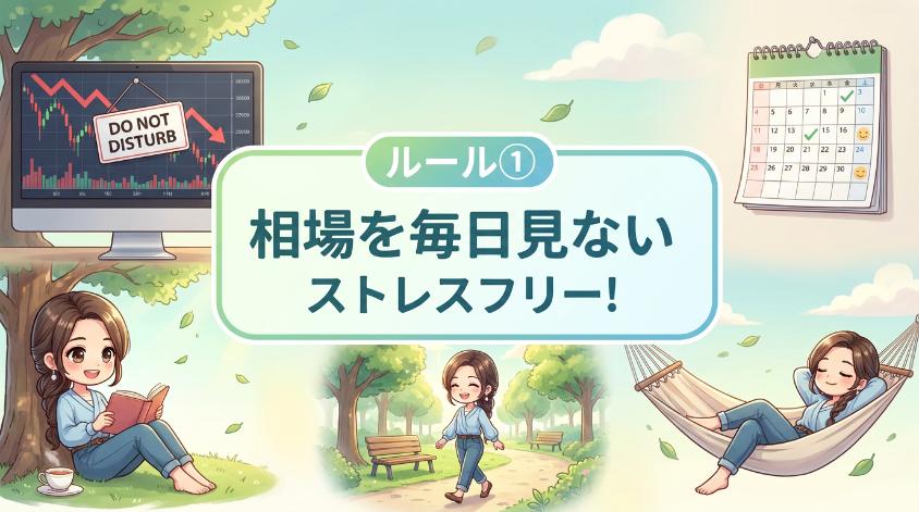 7.1　ルール①：相場を毎日見ない