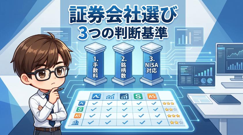 5.　勝つための証券会社選び「3つの判断基準」