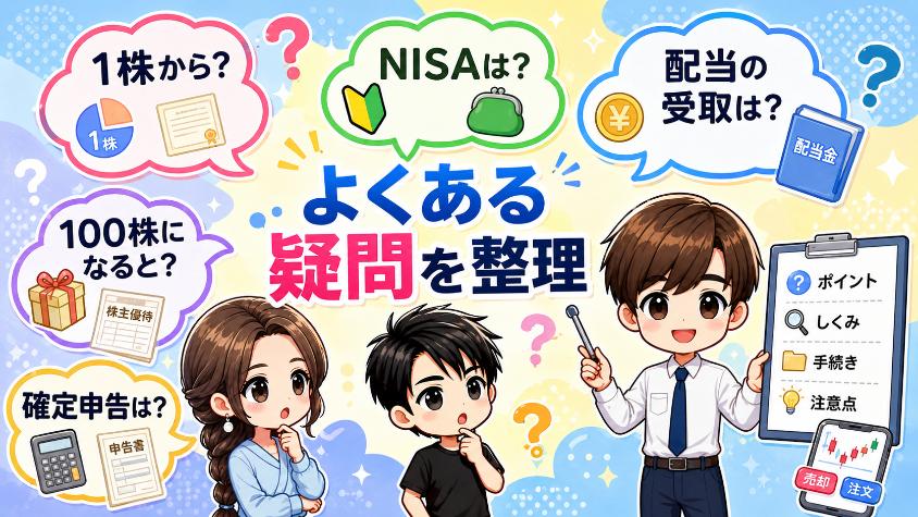 8.　ミニ株でよくある質問（Q&A）