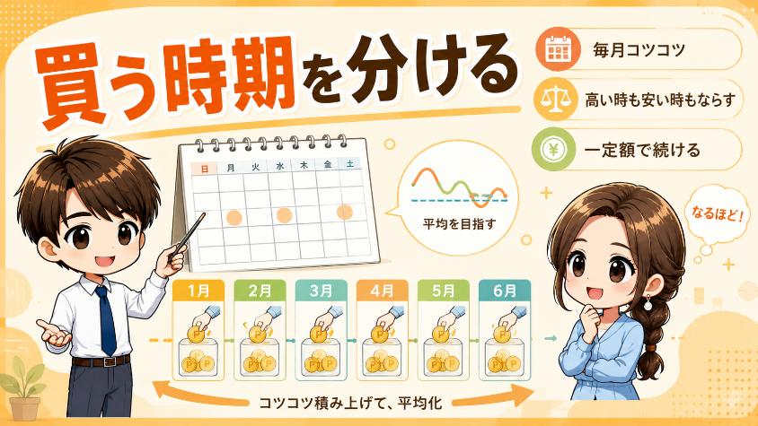 3.2　柱②　時期の分散で「高値掴み」を防ぐ